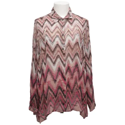 Blouse (Roze, Bruin, Meerkleurig) van Luisa Cerano Viscose