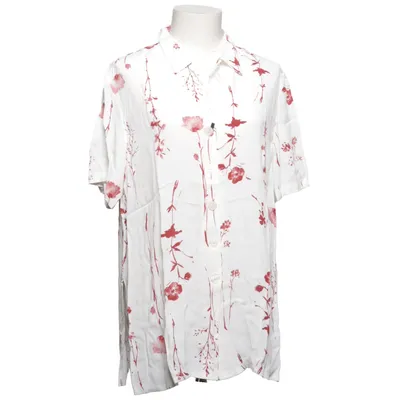 Short sleeve shirt (White, Red) from Lecomte Viscose