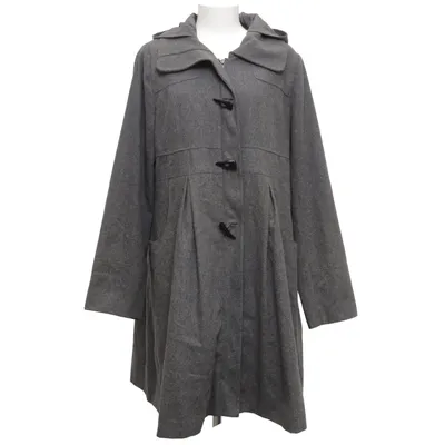 Frakke (Grå) fra Linnea Polyester, Uld