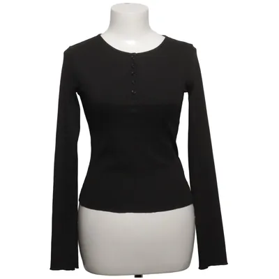 Henley shirt (Zwart) van Dazy Elastaan, Polyester