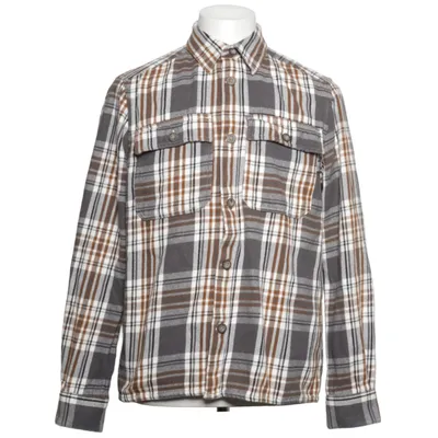Flannel shirt (Gray, Brown, White) from Only & Sons Cotton