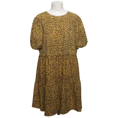 Dress (Yellow, Black) from ASOS Elastane, Polyester