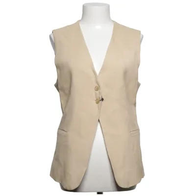 Suit vest (Beige) from COS Polyester, Viscose