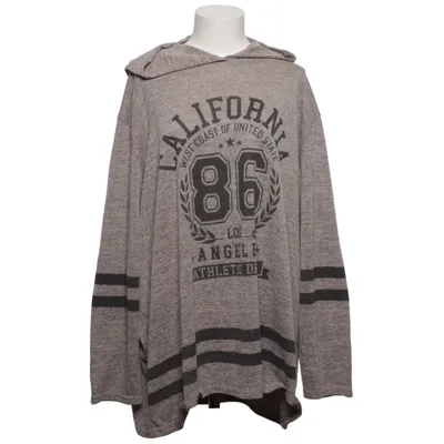 Hoodie (Gray) from Plus Size Elastane, Polyester