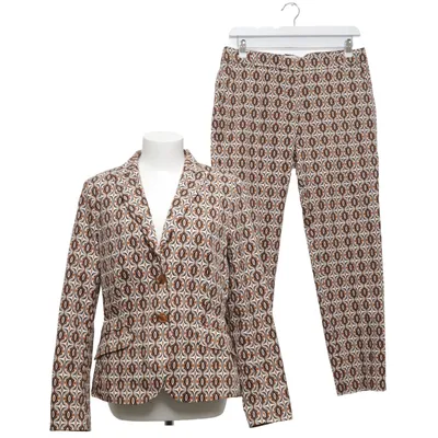 Costume (Marron, Noir, Blanc) de Summum Coton, Élasthane, Polyester