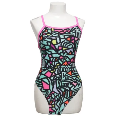 Swimsuit (Green, Multicolored) from TYR Elastane, Polyester