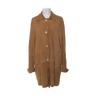 Leather coat (Brown) from Kello Polyester