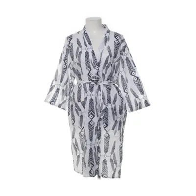 Dressing gown (White, Blue) from Ivana Helsinki Cotton