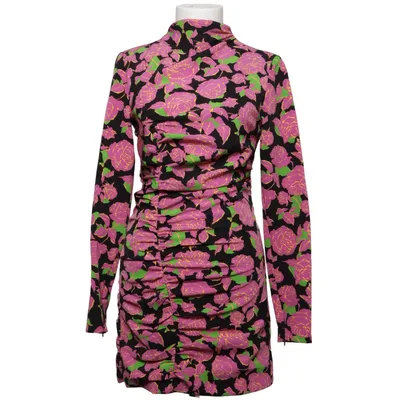 Kleid (Schwarz, Mehrfarbig) von Zara Elasthan, Polyester
