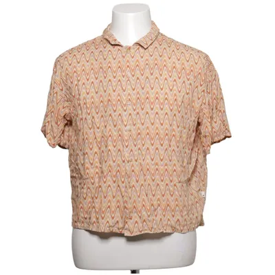 Korte mouwen shirt (Bruin, Oranje, Wit) van Quiksilver Viscose