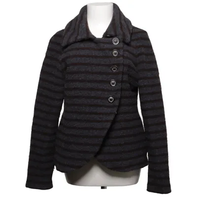 Strickjacke (Grau, Braun) von Consequent Baumwolle, Wolle