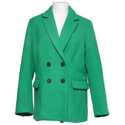 Cabanjacke (Grün) von Lindex Merinowolle, Polyester