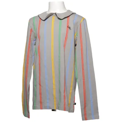 Långärmad t-shirt (Grå, Flerfärgad) från Carlijnq Elastan, Ekologisk bomull