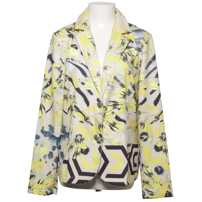 Blazer (Beige, Yellow, Multicolored) from Issy Elastane, Polyester