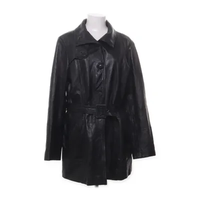 Leather coat (Black) from Helium Polyester