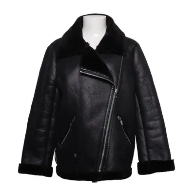 Shearlingjakke (Sort) fra NA-KD Kunstpels, Polyester, Polyurethan