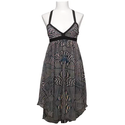 Dress (Black, Multicolored) from Bershka Dressy Collection