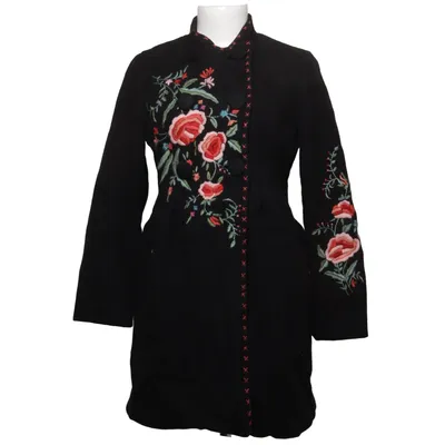 Manteau (Noir, Multicolore) de Derhy Polyamide, Polyester, Laine