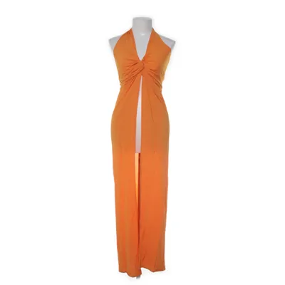 Halterneckklänning (Orange) från Rat & Boa Elastan, Viskos