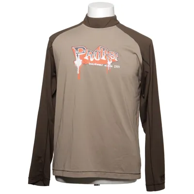 T-shirt à manches longues (Marron, Beige) de Protest Élasthane, Polyester