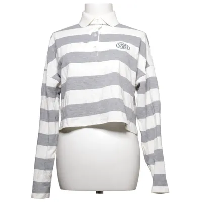Rugbytröja (Grå, Vit) från Gina Tricot Acetat, Bomull, Polyester
