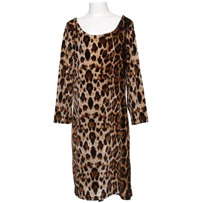 Klänning (Brun, Svart, Beige) från Sophia Bomull, Polyester