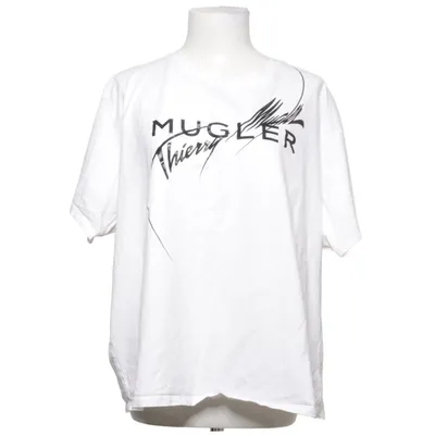 T-shirt (White) from Mugler x H&M Cotton