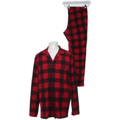 Pyjama (Zwart, Rood) van KappAhl Katoen, Elastaan