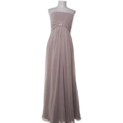 Aftenkjole (Beige, Sølv) fra LQ Designs Polyester