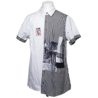Short sleeve shirt (White, Black, Multicolored) from Darkwin Elastane, Viscose