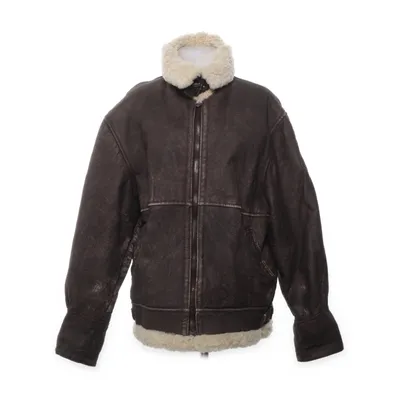 Leather jacket (Brown, White) from Trademark Leather