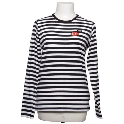 T-shirt à manches longues (Noir, Blanc) de Kiss Coton, Élasthane