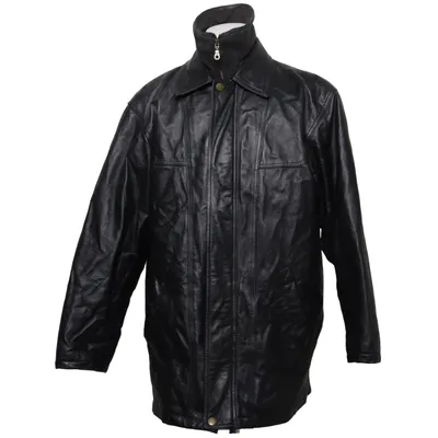 Veste en cuir (Noir) de Patino Cuir, Polyester
