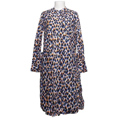 Omlottklänning (Blå, Orange, Vit, Flerfärgad) från By Malene Birger Ekologisk bomull