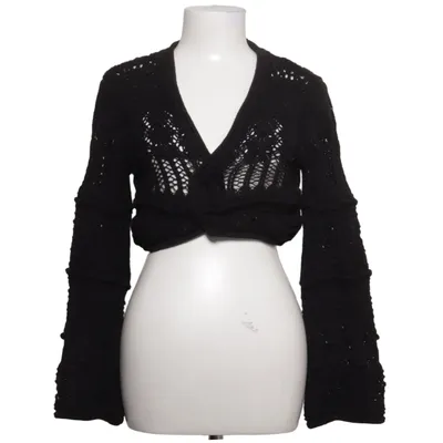 Cardigan (Noir) de Zara Coton, Polyester