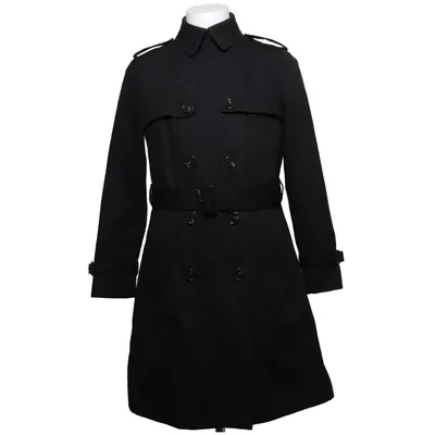 Trenchcoat (Sort) fra Massimo Dutti Bomuld, Polyester