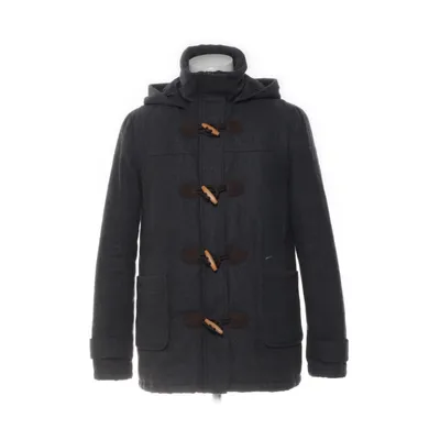 Duffle jas (Grijs) van Desires Polyester, Wol