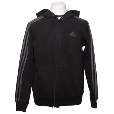 Sweat à capuche (Noir, Gris) de Adidas Coton, Polyester