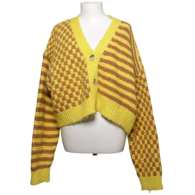 Strickjacke (Gelb, Braun) von Zara Acryl, Polyamid, Polyester, Wolle