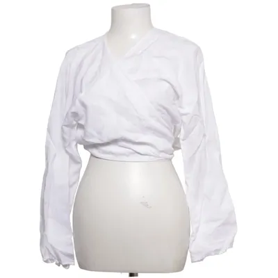 Wrap blouse (White) from Jan 'N June Linen