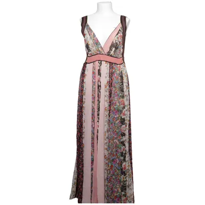 Maxi jurk (Meerkleurig) van Zara Metallvezel, Polyester