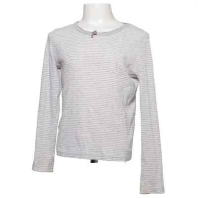 T-shirt à manches longues (Gris, Blanc) de Mini Boden