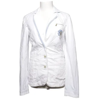 Blazer (Blanc) de Bogner Jeans Coton, Élasthane, Polyester