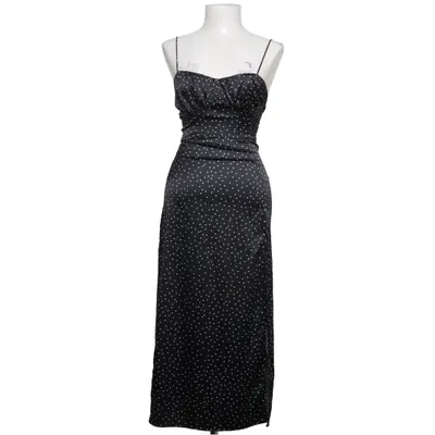 Maxi jurk (Zwart, Wit) van Zara Elastaan, Polyester