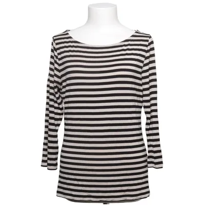 Långärmad t-shirt (Svart, Vit) från Ril's Elastan, Modal