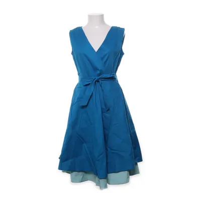 Jurk (Blauw) van Lindy Bop Katoen, Elastaan, Polyester