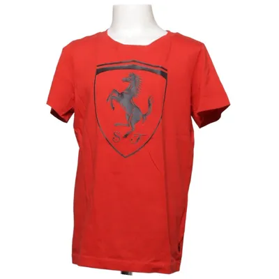 T-shirt (Rood) van Puma x Ferrari Katoen