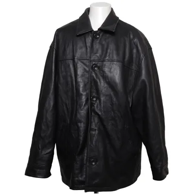 Veste en cuir (Noir) de John Ashford Acétate, Cuir, Polyamide, Polyester
