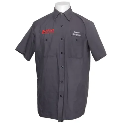 Kortärmad skjorta (168-M-225-166) från Red Kap Bomull, Polyester