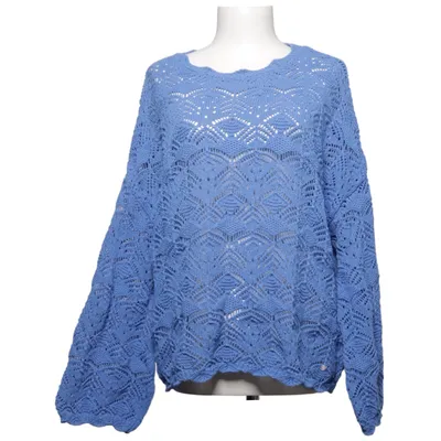 Strickjacke (Blau) von Gina Benotti Baumwolle, Polyester